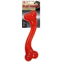 Ethical Pets SPOT Play Strong ''S'' Bone | Dog Toys For Aggressive Chewers | Dog Chew Toy | Indestructible Dog Toys | Bone | Chew Toys For Aggressive Dogs | Interactive Dog Toy | Dog Chew Toys For Aggressive Chewers, 12-Inch, Multicolor, Model:54006