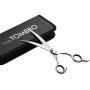 TOMBRO 7.0'' Professional Curved Blade Pet Grooming Scissors Dog Cat Hair Trimming Shears