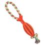 XIHONGSHIR Cotton Ball Toys, Rugby, Dog Toy Ball on Rope, Environmental Soft Rubber Non Toxic, Dog Tooth Cleaning Toy Balls, Catch and Fetch Pet Toy, 2Pcs (Blue),Red XIHONGSHIR Cotton Ball Toys, Rugby, Dog Toy Ball on Rope, Environmental Soft Rubber Non Toxic, Dog Tooth Cleaning Toy Balls, Catch and Fetch Pet Toy, 2Pcs (Blue),Red