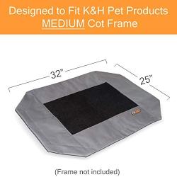 K&H PET PRODUCTS Original Pet Cot Replacement Cover for Elevated Dog Beds (Cot Sold Separately)