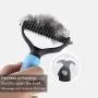Pet Grooming Tool-Double-Sided Inner Hair rake for Dogs and Cats to Safely and Effectively Remove mats and Tangled decontamination Combs Without Any More Annoying Shedding or Flying Hair Pet Grooming Tool-Double-Sided Inner Hair rake for Dogs and Cats to Safely and Effectively Remove mats and Tangled decontamination Combs Without Any More Annoying Shedding or Flying Hair