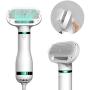 Pet Hair Dryer, 3-in-1 Low Noise Pet Grooming Hair Dryer Portable Home Pet Care with Slicker Brush and One-key Cleaning Comb for Small Large Cat Dog, The perfect combination of dog bathing station