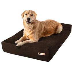 Big Barker 7'' Pillow Top Orthopedic Dog Bed for Large and Extra Large Breed Dogs (Sleek Edition)