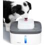 Veken 100oz/3L Pet Fountain, Automatic Cat Water Fountain Dog Water Fountain with LED Lights, 3 Replacement Filters for Cats, Dogs, Multiple Pets