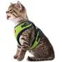 Mudinpet Cat Harness and Leash for Walking Escape Proof, Small Animal Harness Vest with Leash Set, Reflective Adventure Kitten Puppy Vest for Small Medium Large Cat with 4.5ft Cat Leash Lead Mudinpet Cat Harness and Leash for Walking Escape Proof, Small Animal Harness Vest with Leash Set, Reflective Adventure Kitten Puppy Vest for Small Medium Large Cat with 4.5ft Cat Leash Lead
