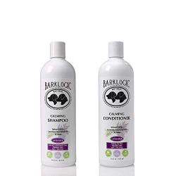 BarkLogic Calming Lavender Dog Shampoo and Conditioner Set - 16 oz - with Natural Essential Oils, Hypoallergenic, Plant-Based Gentle Formula for Sensitive Skin