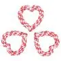 Barleygoo 3PCS Valentines Day Dog Rope Toys Heart Shaped Durable Chew Toy for Small to Medium Dogs Barleygoo 3PCS Valentines Day Dog Rope Toys Heart Shaped Durable Chew Toy for Small to Medium Dogs