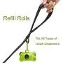 ECO-CLEAN Dog Poop Bags, 24 Rolls/360 Bags with Dispenser, Dog Waste Bags, Unscented, Leak-Proof, Easy Tear-Off