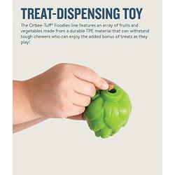 Planet Dog Orbee-Tuff Foodies - Life-Size Chew Dog Toy with Treat Spot