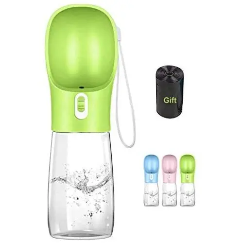 Gatibilin Dog Water Bottle – 2020 Patented Portable Leak Proof Puppy Water Dispenser with Drinking Feeder, Lightweight Pet Travel Water Bottle Bowl for Outdoor, Walking, Hiking BPA Free Gatibilin Dog Water Bottle – 2020 Patented Portable Leak Proof Puppy Water Dispenser with Drinking Feeder, Lightweight Pet Travel Water Bottle Bowl for Outdoor, Walking, Hiking BPA Free
