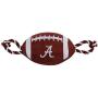 Pets First NCAA Alabama Crimson Tide Football Dog Toy, Tough Quality Nylon Materials, Strong Pull Ropes, Inner Squeaker, Collegiate Team Color