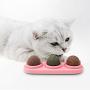 ocijf179 Cat Liking Toy Funny Catnip Catmint Matatabi Cat Liking Playing Chew Mint Ball Toy Pet Supplies - Blue