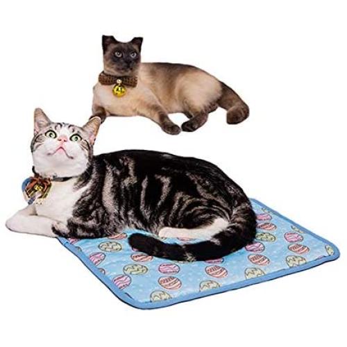NACOCO Pet Cooling Mat Cat Dog Cushion Pad Summer Cool Down Comfortable Soft for Pets and Adults