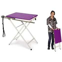 Master Equipment Folding Dog Groomer Table Versa Competition Grooming Arm Loop 28.5'' Holds 50lbs