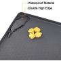 LIVSTON Dog Cat Food Feeding Mat (19''x12''), Raised Edge Silicone Non Slip Waterproof Pet Food Tray Placemat