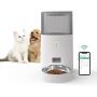 ZAMATE Automatic Pet Feeder, 2.5L Wi-Fi Enabled Smart Pet Feeder for Cats and Dogs with App Control, Auto Cat and Dog Food Dispenser with Portion Control and Programmable Timer