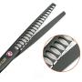 7.0 inches Professional Dog Grooming Scissors Set Straight & thinning & Curved & chunkers 4pcs in 1 Set (with Comb)