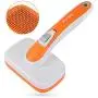 FYRA Dog Brush & Cat Brush, Pet Grooming Comb with Massages Particle, for Removes Undercoat, Shedding Mats and Tangled Hair, Easy to Clean, Pet Grooming Tools of Dogs and Cats. FYRA Dog Brush & Cat Brush, Pet Grooming Comb with Massages Particle, for Removes Undercoat, Shedding Mats and Tangled Hair, Easy to Clean, Pet Grooming Tools of Dogs and Cats.