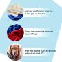 Snuffle Mat，Dog Puzzle Toys，Snuffle Mat for Dogs Rainbow Medium Small Pet Machine Washable Indoor Game Feed Treat Food Interactive Dispensing