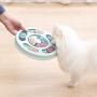 CFTGET Dog Puzzle Toys for Puppies Slow Feeder Interactive Dog Feeder Toy Treat Dispenser for Small Dogs Training Playing ABS Colorful Design Slow Feeder to Aid Pets Digestion