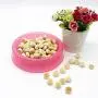 Cat Puppy Plastic Feeding Water Drinking Bowl Candy Color Cat Puppy Plastic Feeding Water Drinking Bowl Candy Color