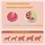 YajieSell Slow Feeder Bowl for Dog,Eco-Friendly Durable Non-Toxic Preventing Choking Healthy Design