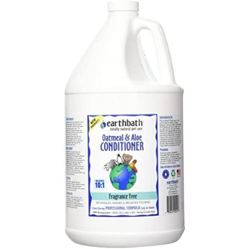 Earthbath Oatmeal & Aloe Conditioner, Fragrance Free 128 oz(1 gal)