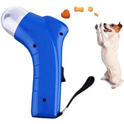 DishyKooker Home Dog Snack Catapult Launcher Dog Cat Treat Launcher Snack Food Feeder Catapult Pet Interactive Training Toys Convenient Items