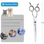 Premium Dog Grooming Scissors,Cutting, Thinning, Blending and Texturizing Pet Scissors,7'' Professional Dog Grooming Shears for Dog Hair Remover, Lightweight and Durable Cat Grooming Scissors Tool