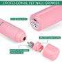 YoungJay Rechargeable Dog Nail Grinder Upgraded, Stepless Speed Paw Nail Trimmer for Small Medium Large Dogs & Cats, Gentle Painless Paws Grooming Trimming Shaping Smoothing