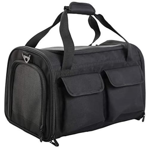 Loncarey Pet Travel Carrier Airline Approved, Folding Collapsible Pet Carrier Soft Sided Breathable for Cars Small Dogs Large Cats, Puppy of Less 35 Pounds