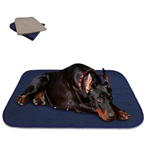 SIWA MARY Machine Washable Pee Pads for Dogs (2 Pack) Waterproof Dog Pee Pads Extra Absorbent Reusable Puppy Pads Non-SlipTraining Pads Potty Pads Whelping Pad for Large Medium Small Dogs and Cats