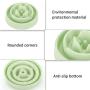 JANEMO Dog Bowl,Slow Feeder Dog Bowl, Slow Dog Bowl Use for Pet Puppy Healthy Eating Diet, Green
