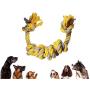 Home Simple Things Rope Knot Dog Toy - Strong Dog Rope Toy for Aggressive Chewers, Best Dog Rope Toy, Tug a War Rope, Cuerda para Perros, Hard Rope Dog Toy with 6 Knots, Flossy Chew