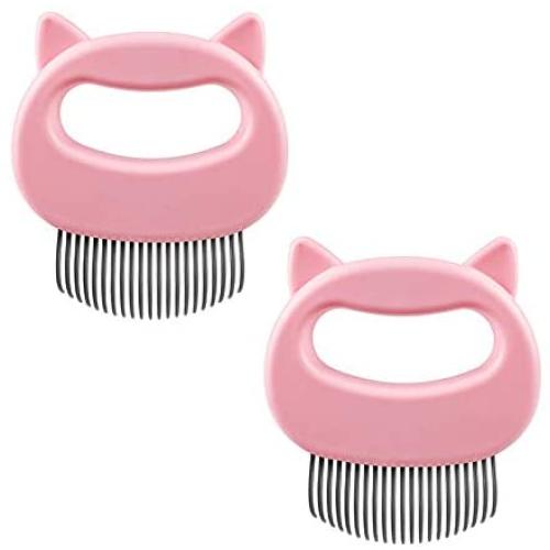 2 Pcs Pet Shell Comb Pet Grooming Removal Tool Hair Massaging Shell Comb for Dog Cat Pet,to Remove Loose Hairs for Pe Shell Comb Pet