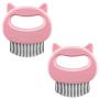 2 Pcs Pet Shell Comb Pet Grooming Removal Tool Hair Massaging Shell Comb for Dog Cat Pet,to Remove Loose Hairs for Pe Shell Comb Pet