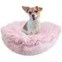 Bessie and Barnie Ultra Plush Bubble Gum/ Snow White Deluxe Luxury Shag Dog/Pet Lily Pod Bed Machine Washable Bessie and Barnie Ultra Plush Bubble Gum/ Snow White Deluxe Luxury Shag Dog/Pet Lily Pod Bed Machine Washable