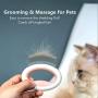 Pet Hair Removal Comb Shedding Brush, Effective Removing Matted Fur, Knots and Tangles Grooming Massage Tool for Short & Long Hair Cats Dogs