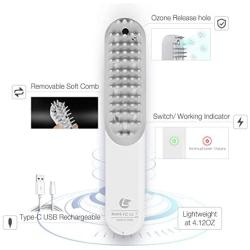 PETLESO Dog Brush Pet Odor Remove Massage Brush, Rechargeable Electric Deodorant Grooming for Dog Cat