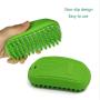 Teenway Pet Bath Brush Pet Shampoo Brush Cat & Dog Massage Brush - Soft Rubber Brush - Safe and Efficent Pet Bathing Tool - Designed for Medium and Long Haired Cats Dogs and Other Pets