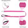 Lukovee Walking Dog Harness and Leash, Heavy Duty Adjustable Puppy Harness Soft Padded Reflective Vest Harness Anti-Twist 4FT Pet Lead Quick Fit Lightweight for Small Dog Cat