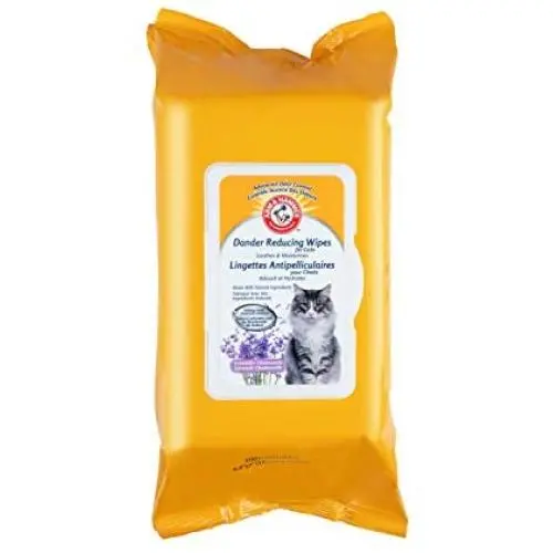 Arm & Hammer Dander Reducing Cat Wipes | 100 Count Lavender Scent Cat Dander Wipes for All Cats with Baking Soda to Soothe and Moisturize | Cat Wipes Made with Advanced Odor Control Arm & Hammer Dander Reducing Cat Wipes | 100 Count Lavender Scent Cat Dander Wipes for All Cats with Baking Soda to Soothe and Moisturize | Cat Wipes Made with Advanced Odor Control