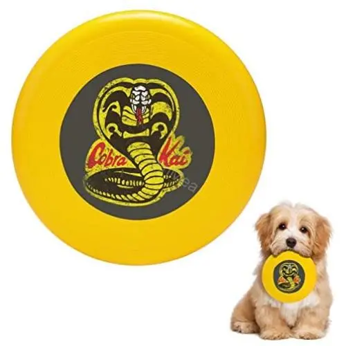 Pet Frisbee Flying Disc Dog Toy - Multifunction Cobra Kai