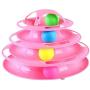 4-Layer Anti Slip Tower of Tracks Rolling Ball Toy for Cats