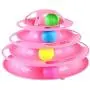 4-Layer Anti Slip Tower of Tracks Rolling Ball Toy for Cats