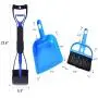LYTOS Poop Scooper Pet Waste Pick Up Jaw Scooper & Cleanig Shovel Set (Blue) LYTOS Poop Scooper Pet Waste Pick Up Jaw Scooper & Cleanig Shovel Set (Blue)