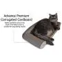 Feline Be Mine Cat Scratcher Cardboard Bed Scratching Pad Sofa Couch Corrugated Cardboard Kitten Lounge with Catnip Feline Be Mine Cat Scratcher Cardboard Bed Scratching Pad Sofa Couch Corrugated Cardboard Kitten Lounge with Catnip