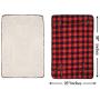 Catalonia Classic Plaid Crate Puppy Bed, Soft Plush Cozy Pet Beds,Lounger Small Dog Self Warming Beds, Ideal Gifts for Pet Lovers