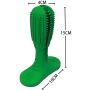 PEISHI Pet FAIHFOIA Pet Toothbrush Vocal Cleaning Teeth Molar Rod Dog Toy Supplies, Size: 15x10x4cm (Green) Health