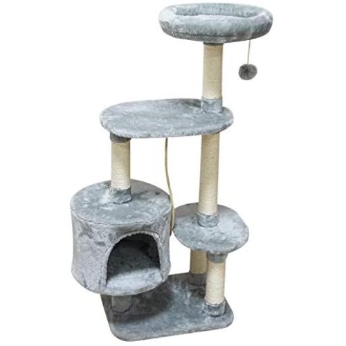 MIAO PAW Cat Tree Tower Condo Sisal Post Scratching Furniture Activity Center Play House Cat Bed Four Colors